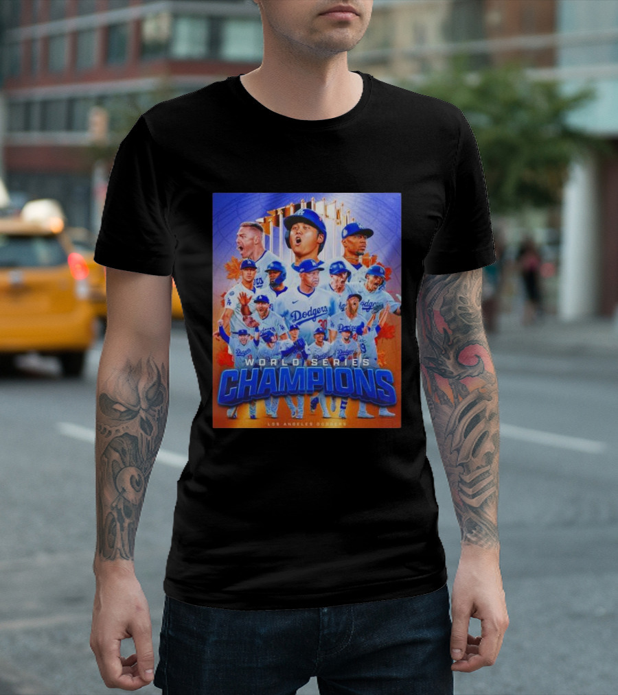 Los Angeles Dodgers World Series Champions T-Shirt