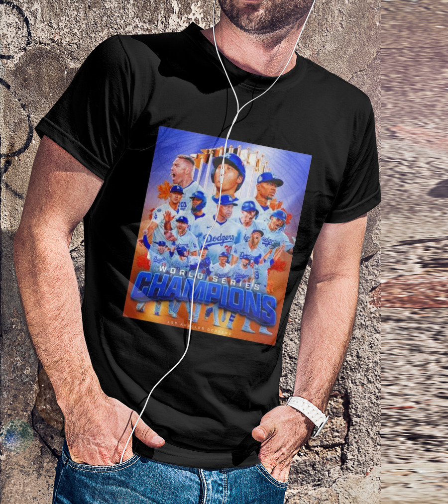 Los Angeles Dodgers World Series Champions T-Shirt