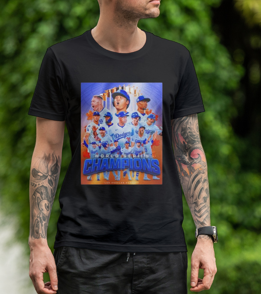 Los Angeles Dodgers World Series Champions T-Shirt