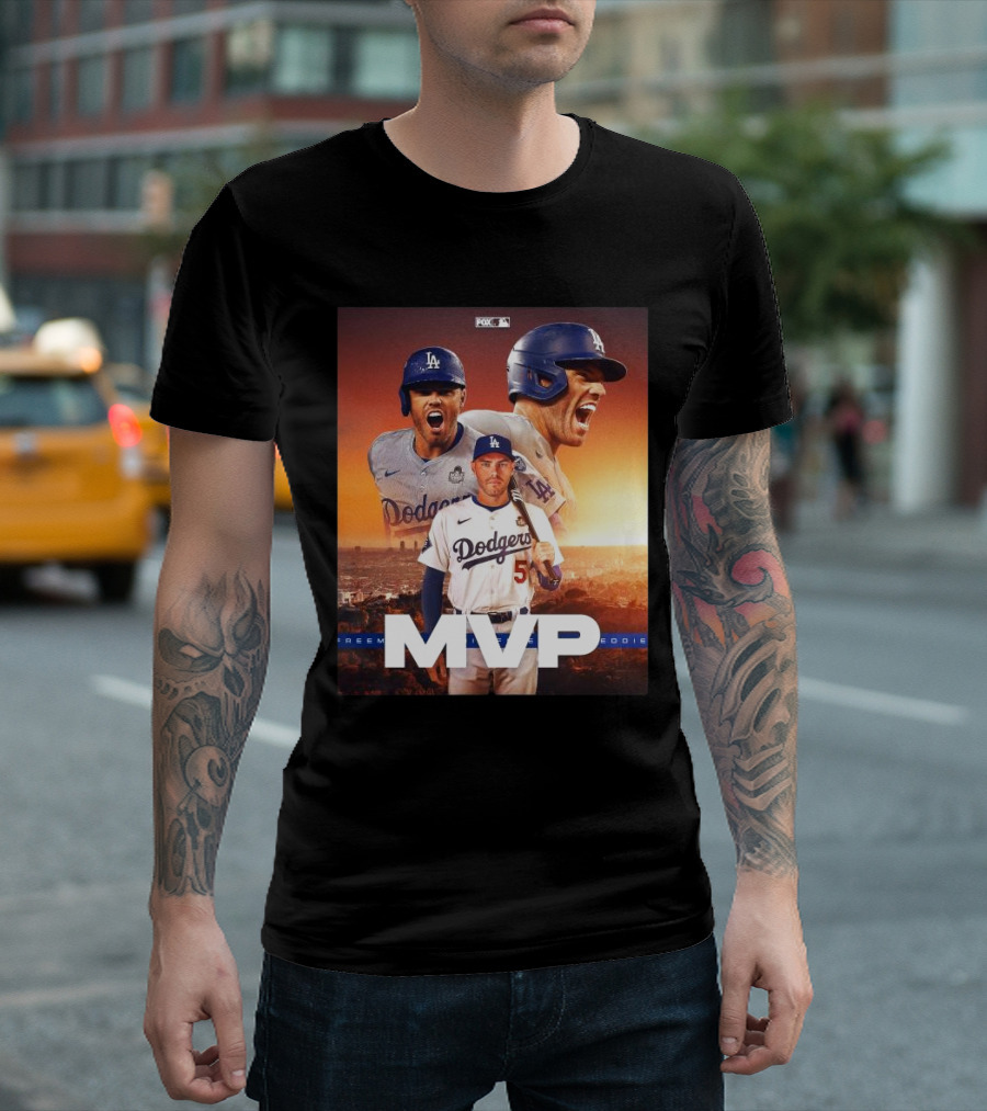 Los Angeles Dodgers Freeman Freddie MVP 2024 Fox MLB T-Shirt