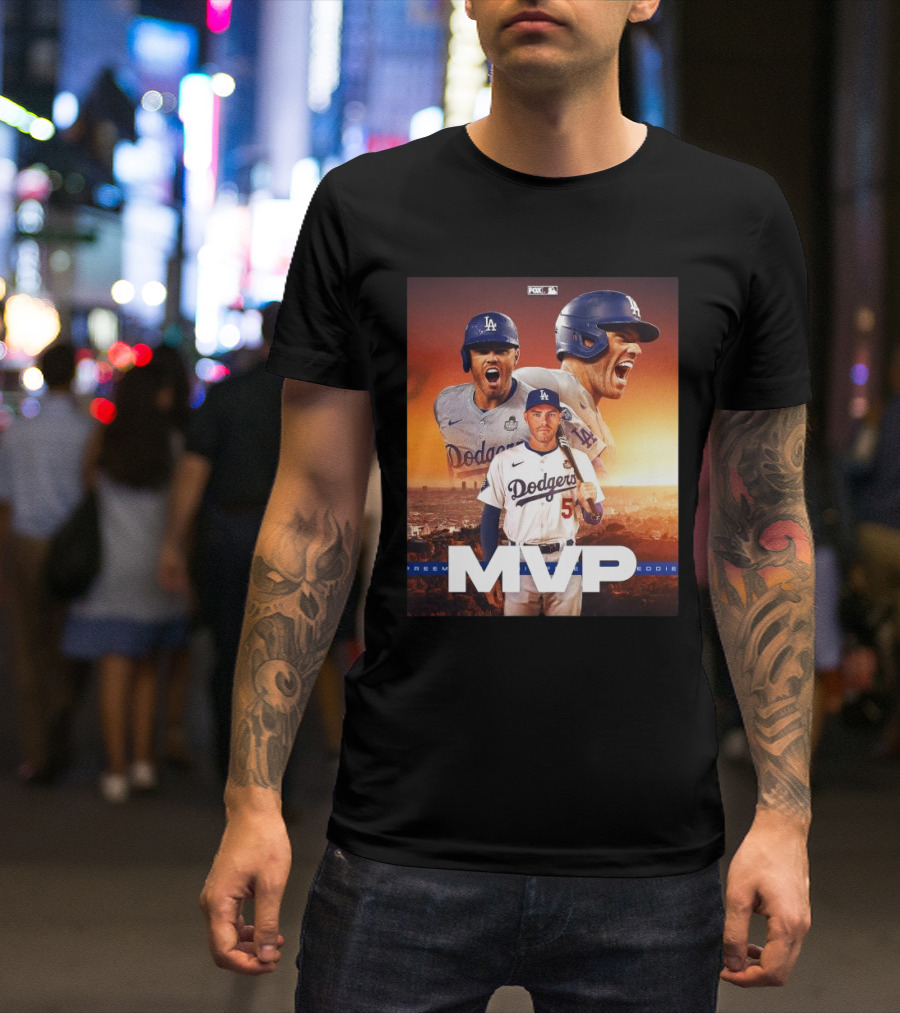 Los Angeles Dodgers Freeman Freddie MVP 2024 Fox MLB T-Shirt