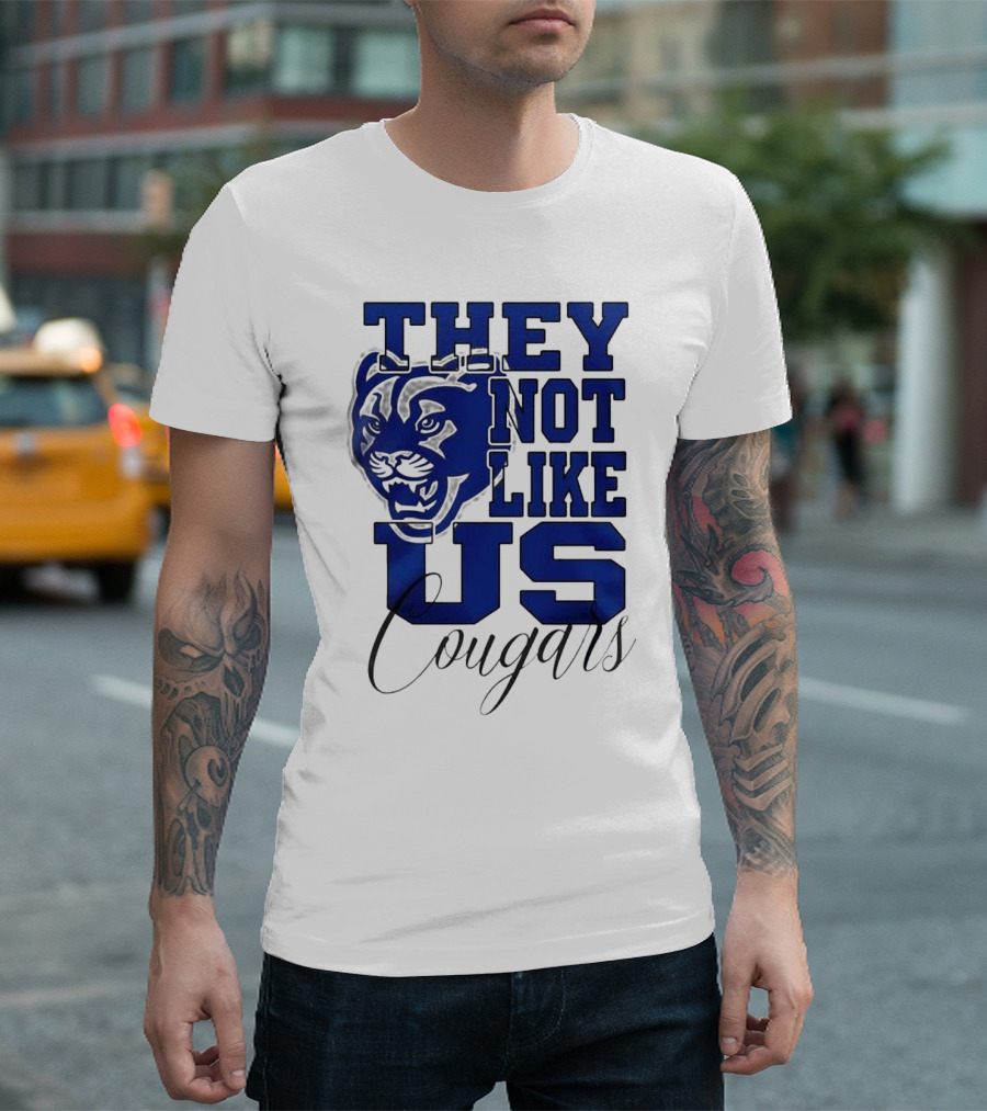 BYU Cougars Football Team 2024 They Not Like Us Cougars T-Shirt
