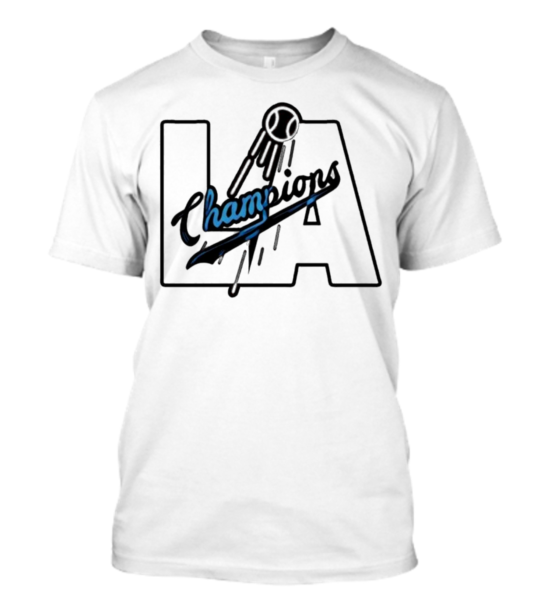 LA Champions Los Angeles Dodgers Champs Again Baseball Glory T-Shirt