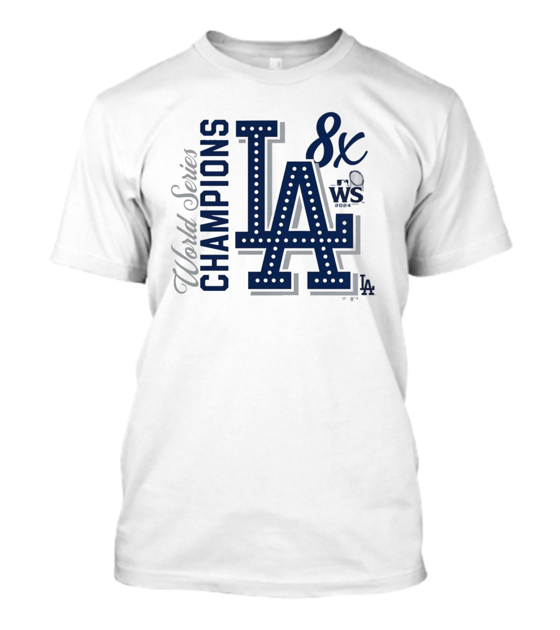 World Series Champions LA 8X Dodgers T-Shirt