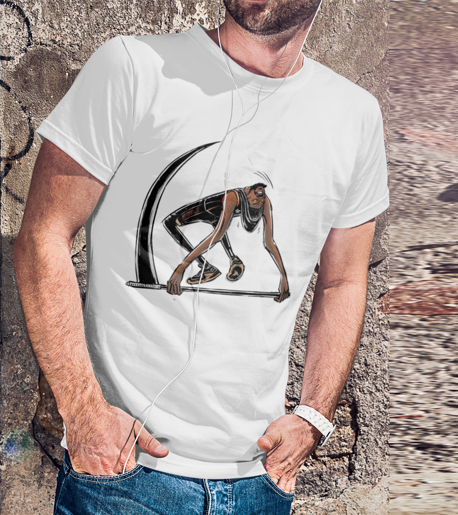 Kevin Durant Phoenix Suns Slim Reaper Cartoon Basketball Star T-Shirt