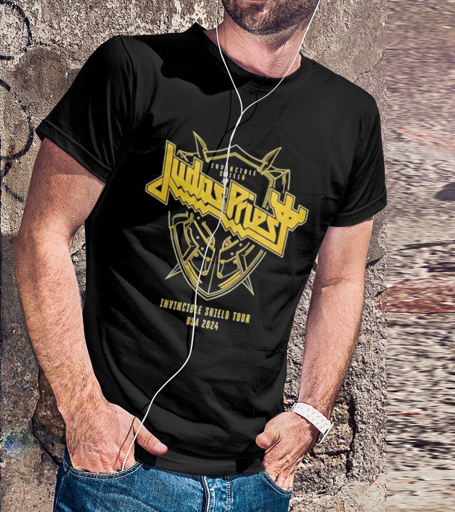 Judas Priest Invincible Shield Tour USA T-Shirt