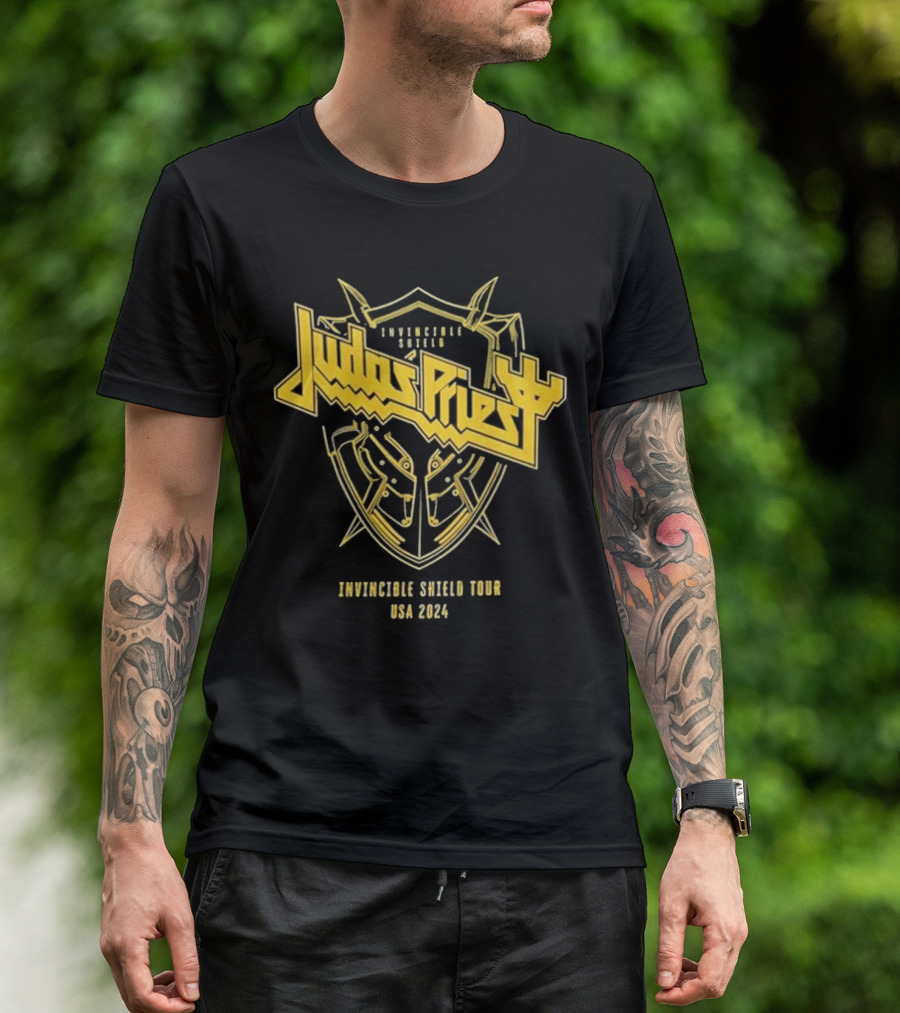 Judas Priest Invincible Shield Tour USA T-Shirt