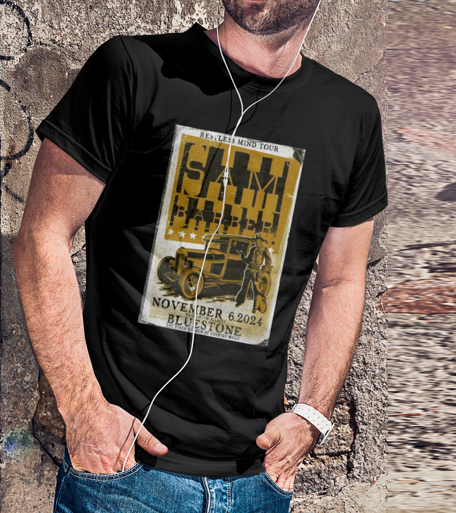 Restless Mind Tour Sam Barber November 6 2024 Bluestone Columbus OH T-Shirt