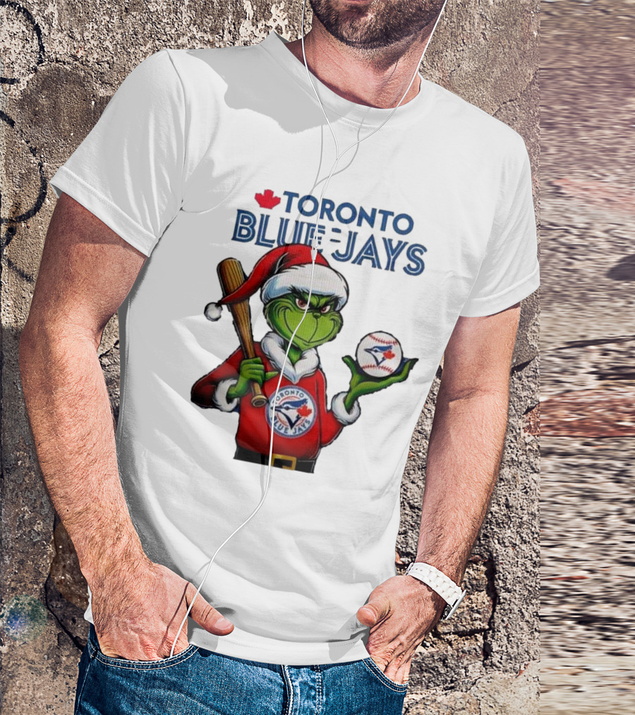 Toronto Blue Jays The Grinch Grinchmas Christmas T-Shirt