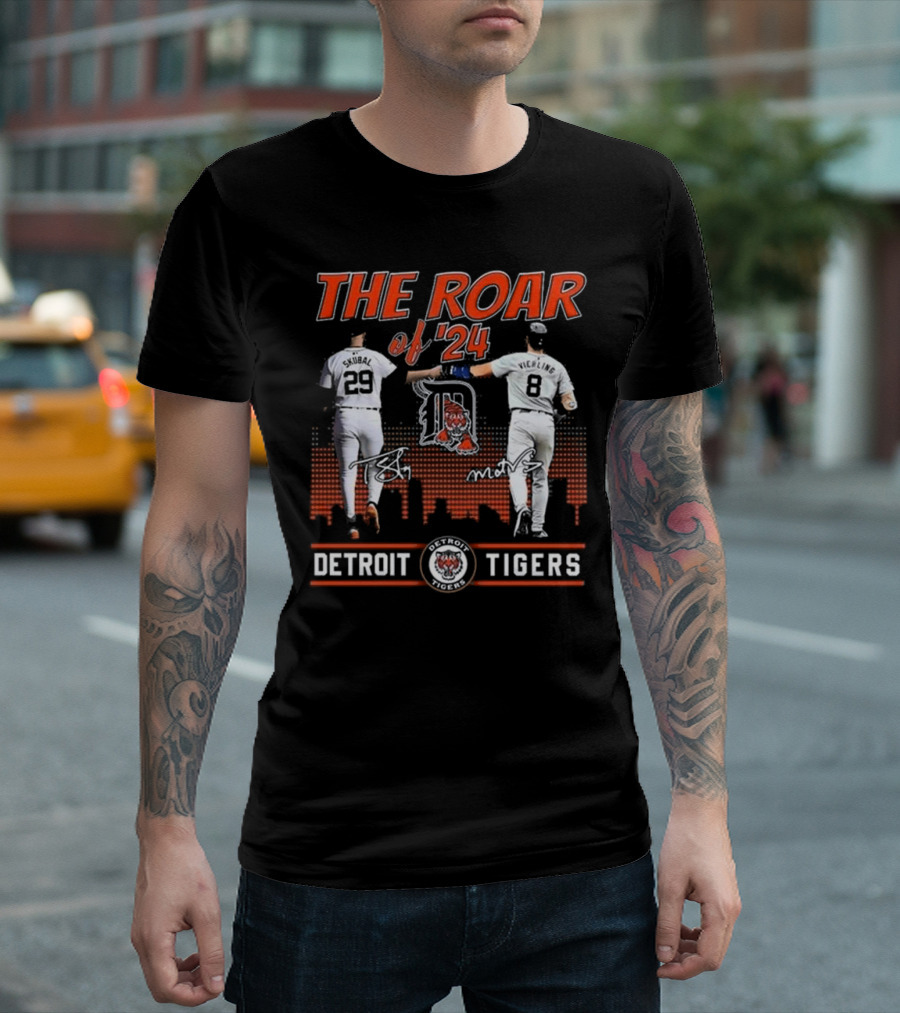 The Roar of '24 Skubal Vierling Detroit Tigers Signatures T-Shirt