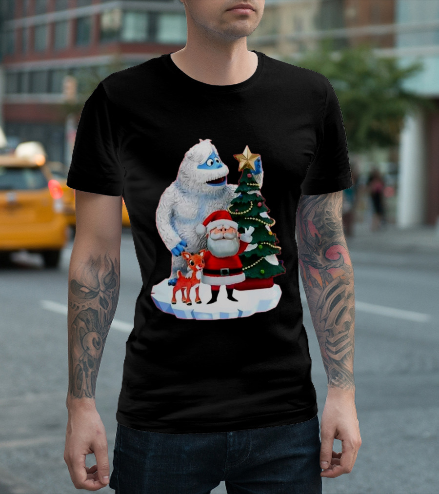 Bumble Rudolph Santa Christmas Tree Exclusive Rudolph The Red Nosed Reindeer T-Shirt