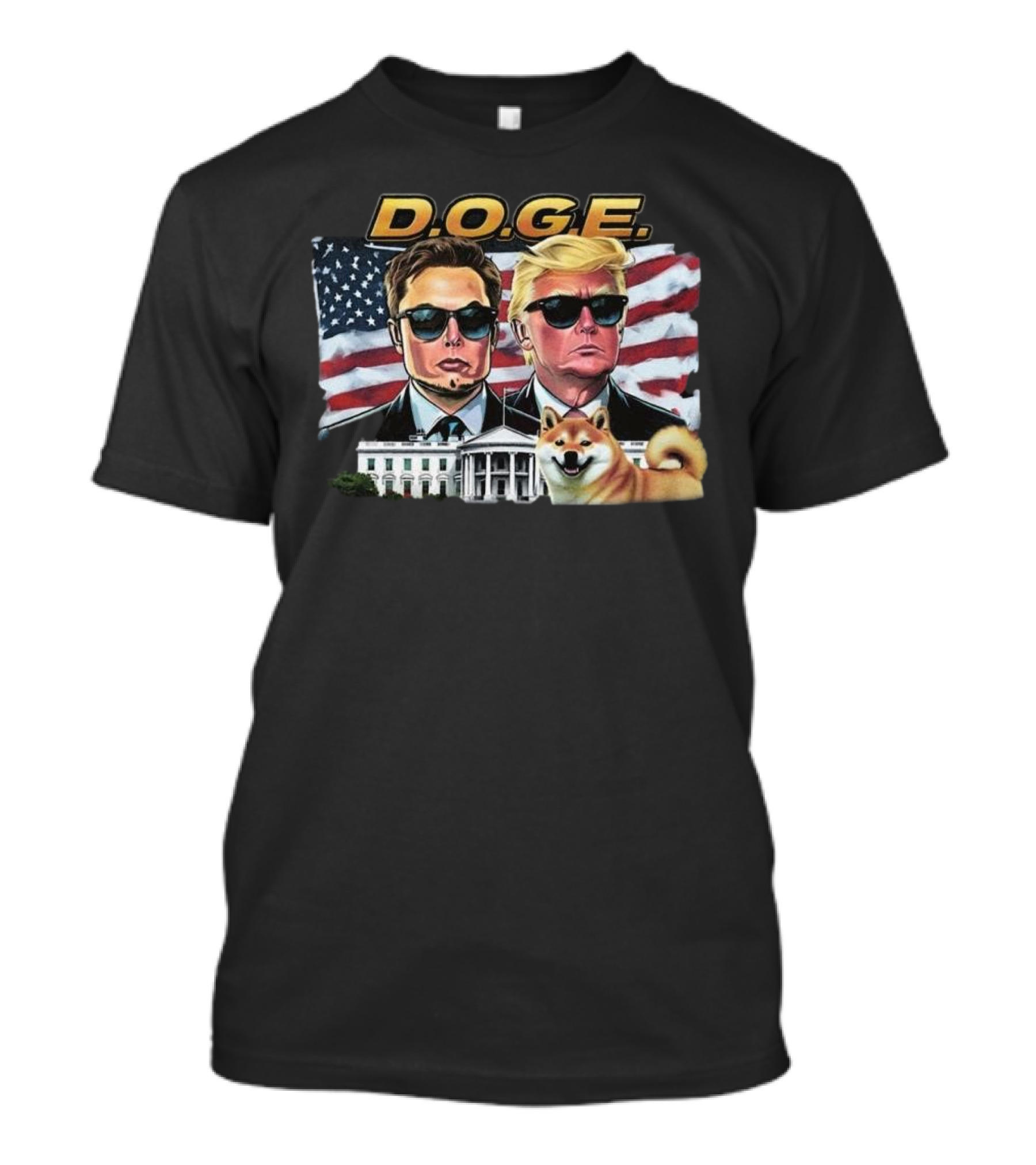D.O.G.E. Elon Musk Trump Doge Department Of Government Efficiency T-Shirt