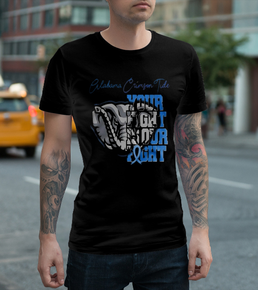 Alabama Crimson Tide Your Fight Is Our Fight Diabetes Awareness T-Shirt