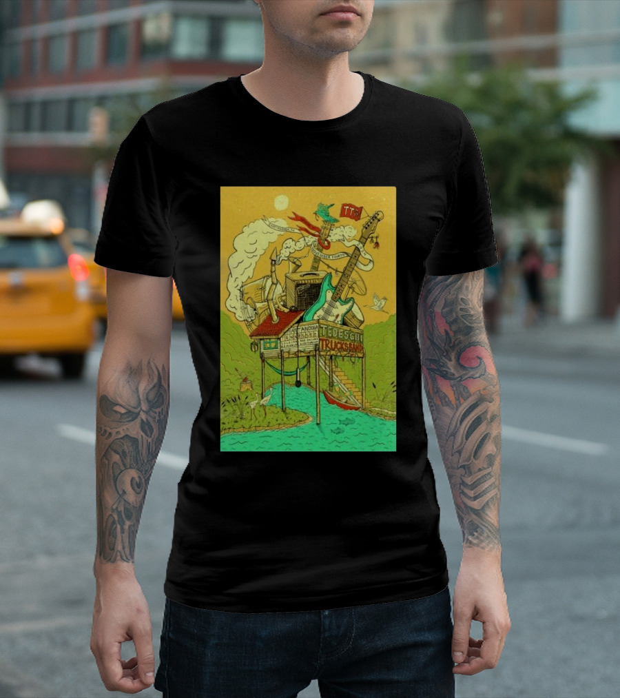 Tedeschi Trucks Band Event Chattanooga TN 04 Nov 2024 Guitar T-Shirt