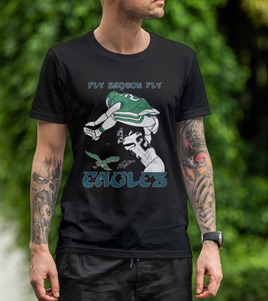 Fly Saquon Fly Eagles T-Shirt