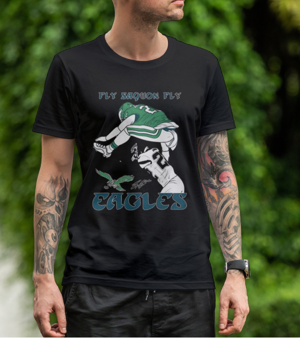 Fly Saquon Fly Eagles T-Shirt