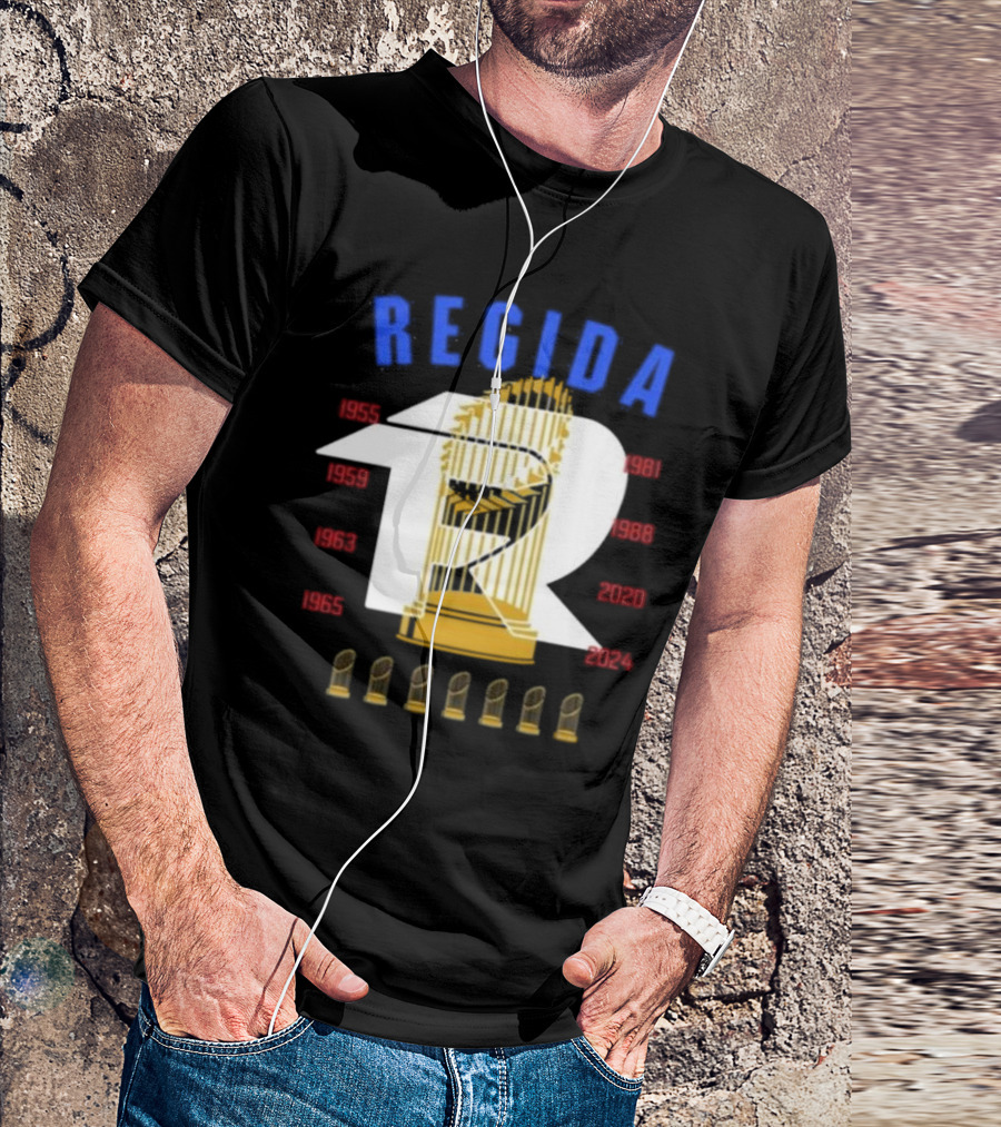 Regida Champions 1955-2024 Finals Trophy Times T-Shirt