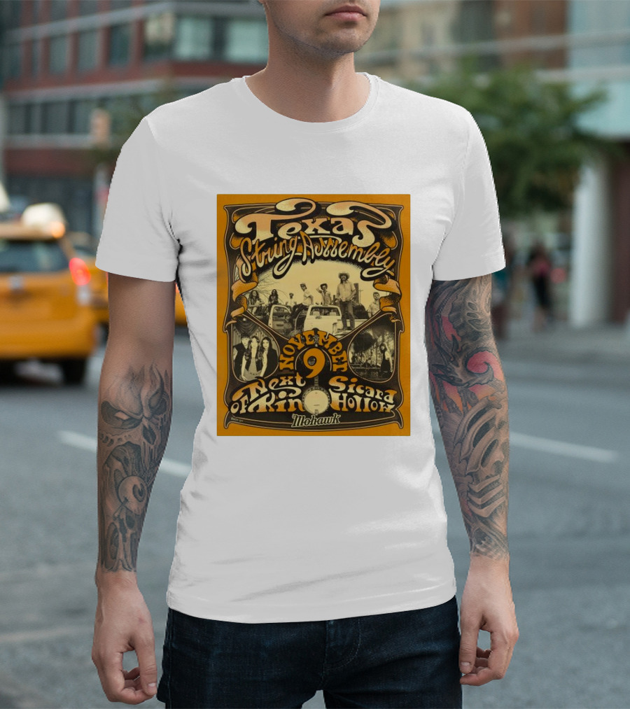 Texas String Assembly Next Of Kin Sicard Hollow November 9 Mohawk Tour T-Shirt
