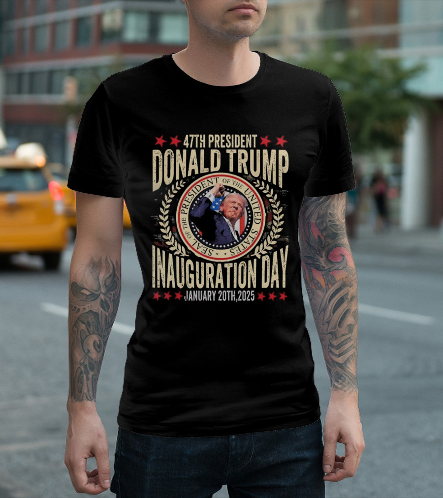 47th President Donald Trump Inauguration Day January 20th, 2025 Seal of the President of the United States T-Shirt