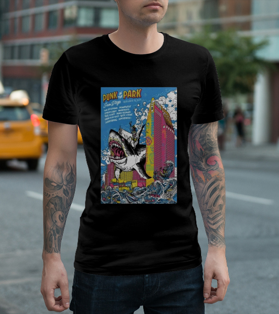 Punk In The Park San Diego November 16 2024 With The Offspring Pennywise And More T-Shirt