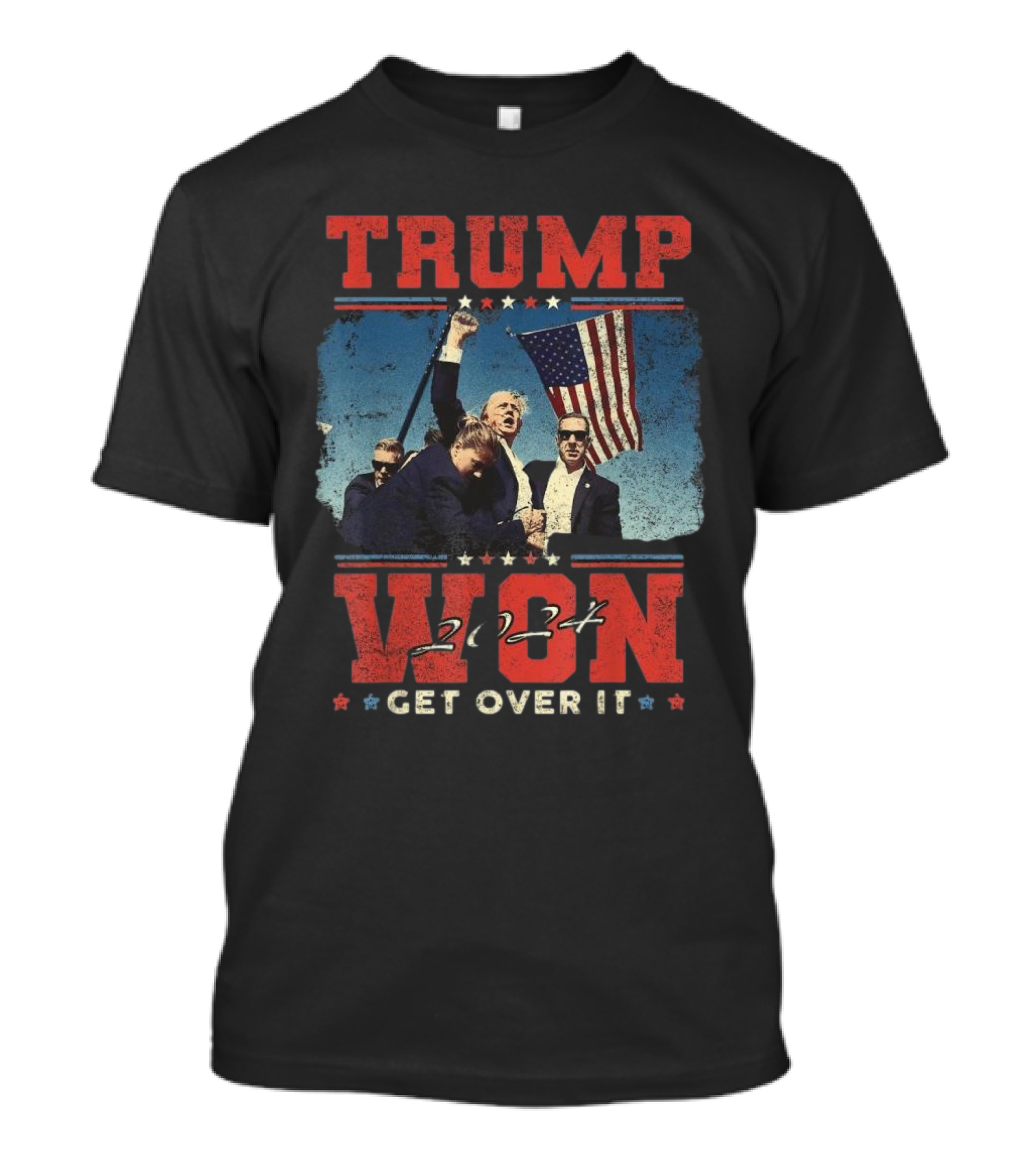 Trump Won 2024 Get Over It Victory T-Shirt