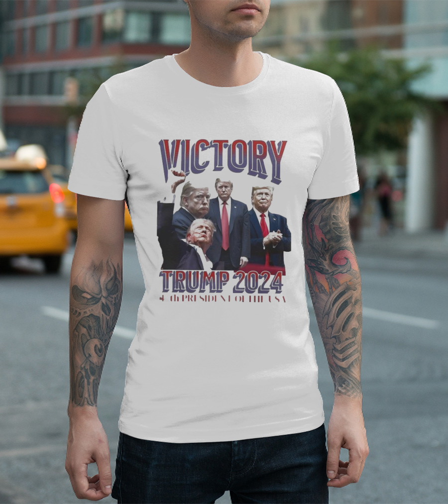 Victory Trump 2024 47th President Of The USA T-Shirt