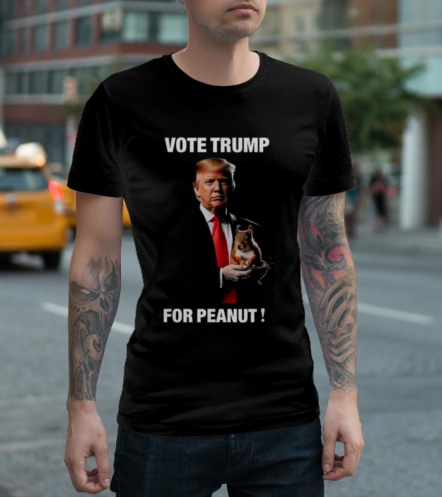 Vote Trump Huge Squirrel For Peanut T-Shirt