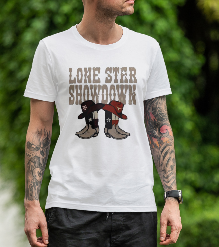 Lone Star Showdown Texas A&M Aggies Vs Texas Longhorns T-Shirt