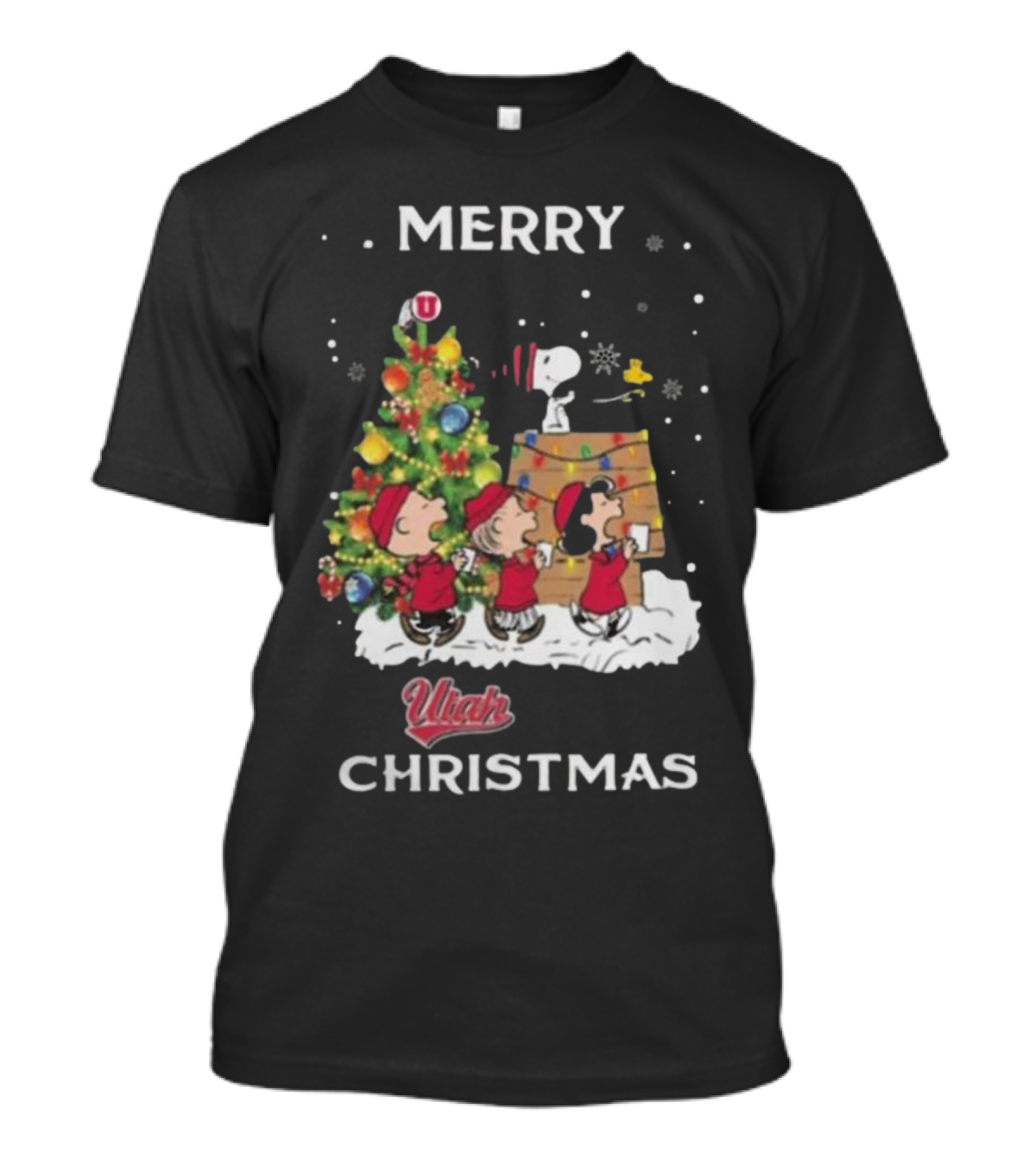 Merry Utah Christmas 2024 Snoopy And Friends T-Shirt