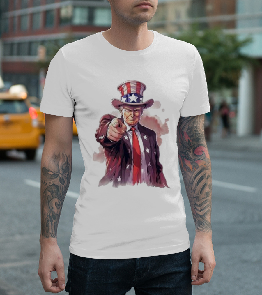 Uncle Trump President 47th 2024 American Patriotic T-Shirt