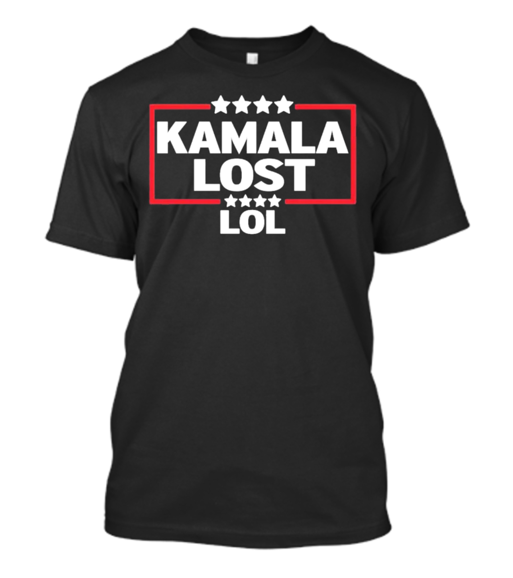 Kamala Lost LOL Trump 2024 Victory Five Stars T-Shirt