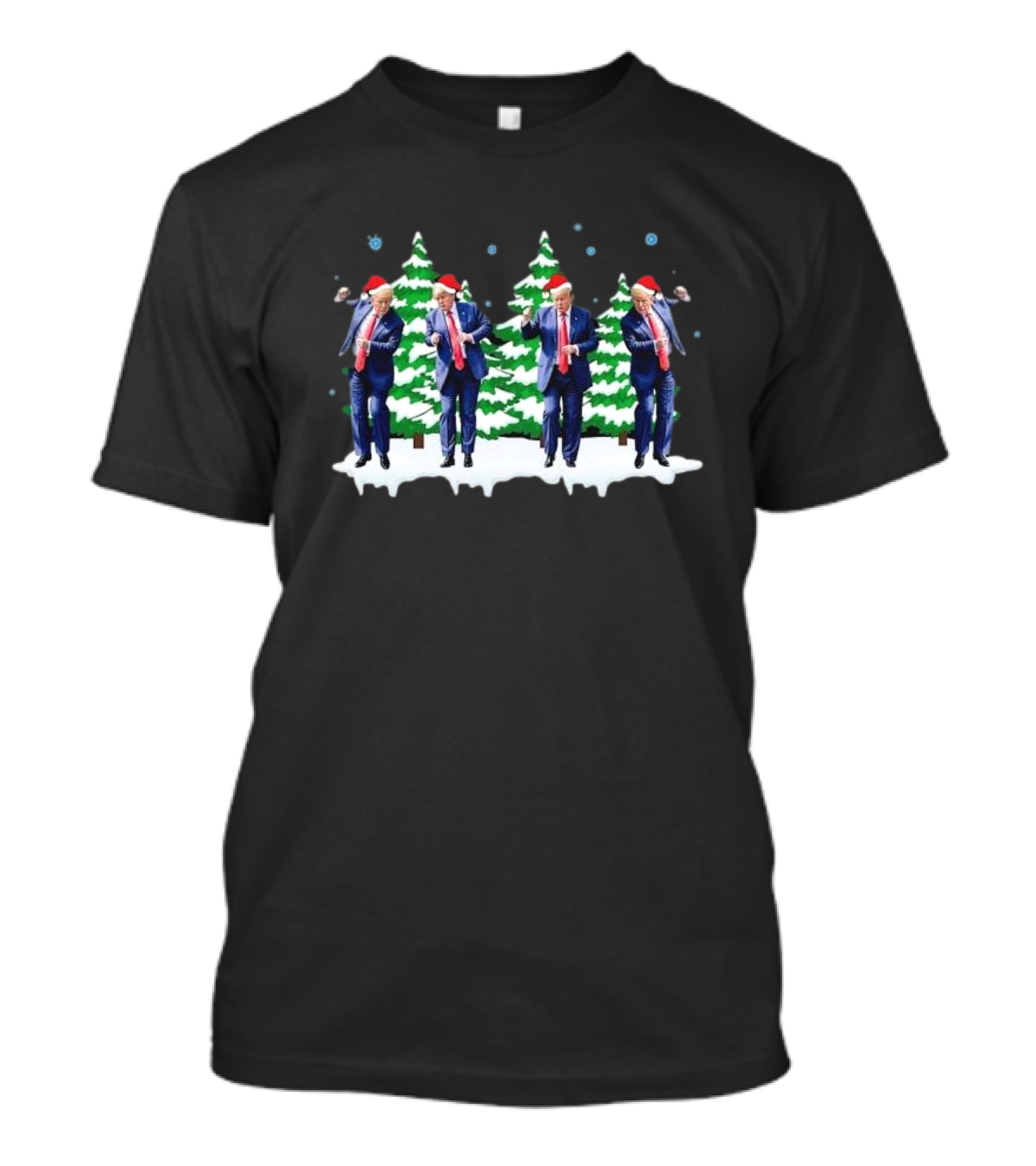 Trump Dance Christmas Trees Make Christmas Great Again Trump Won T-Shirt