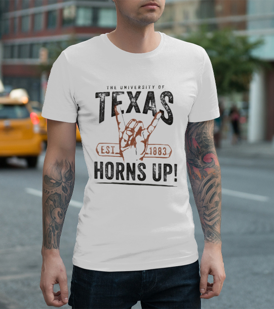 The University Of Texas Horns Up Est 1883 T-Shirt
