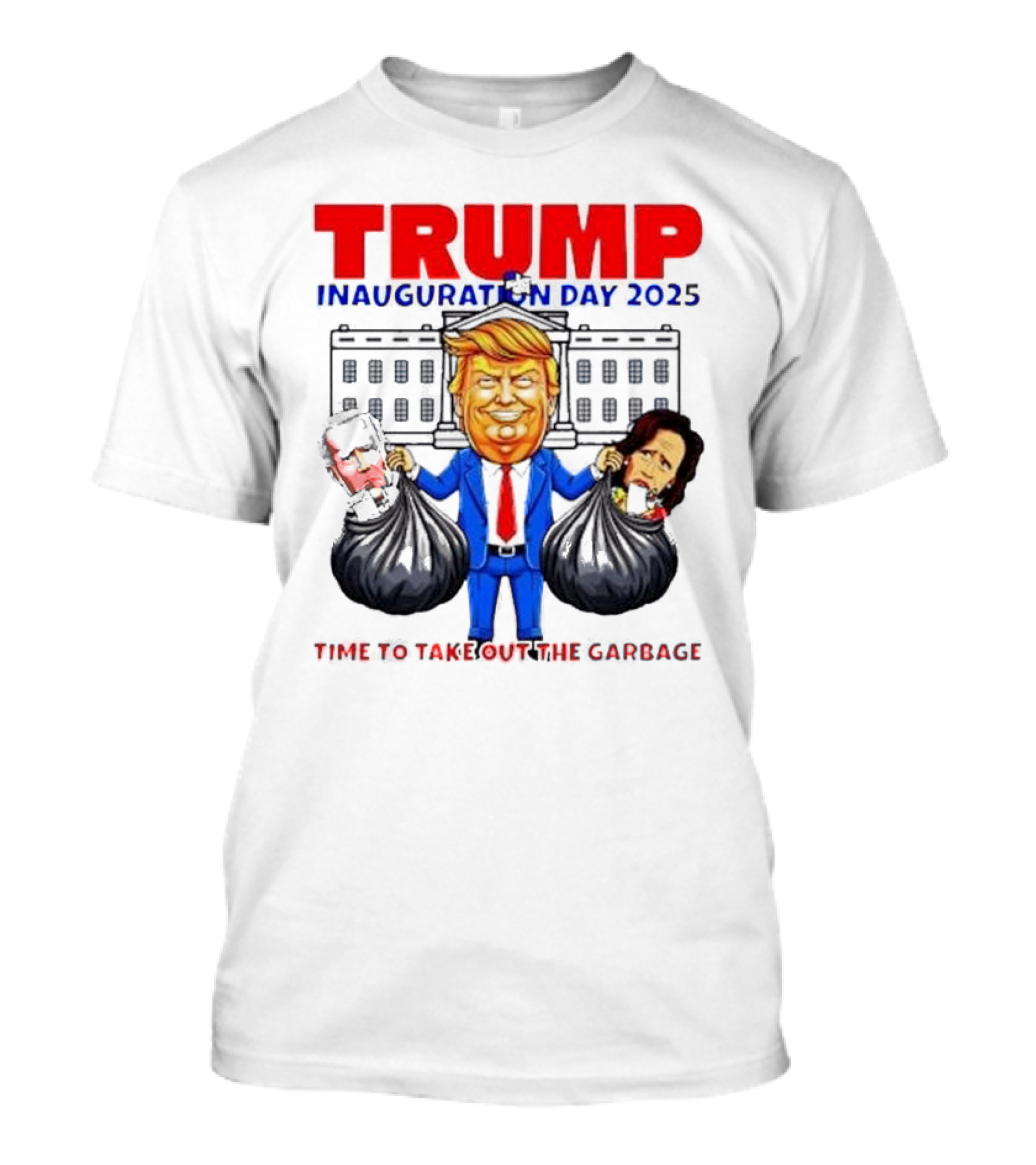 TRUMP Inauguration Day 2025 Time To Take Out The Garbage Biden And Harris T-Shirt