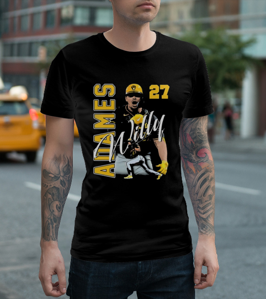 Willy Adames 27 MKE Baseball Player Iconic T-Shirt