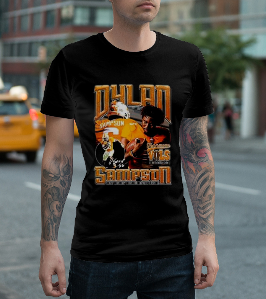 Dylan Sampson Vols Rushing Touchdown Breakout NIL T-Shirt