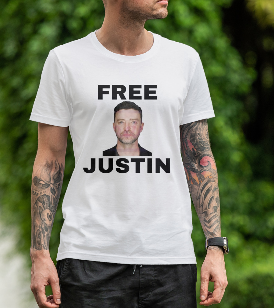 FREE JUSTIN TIMBERLAKE SHOT MUGSHOT T-Shirt