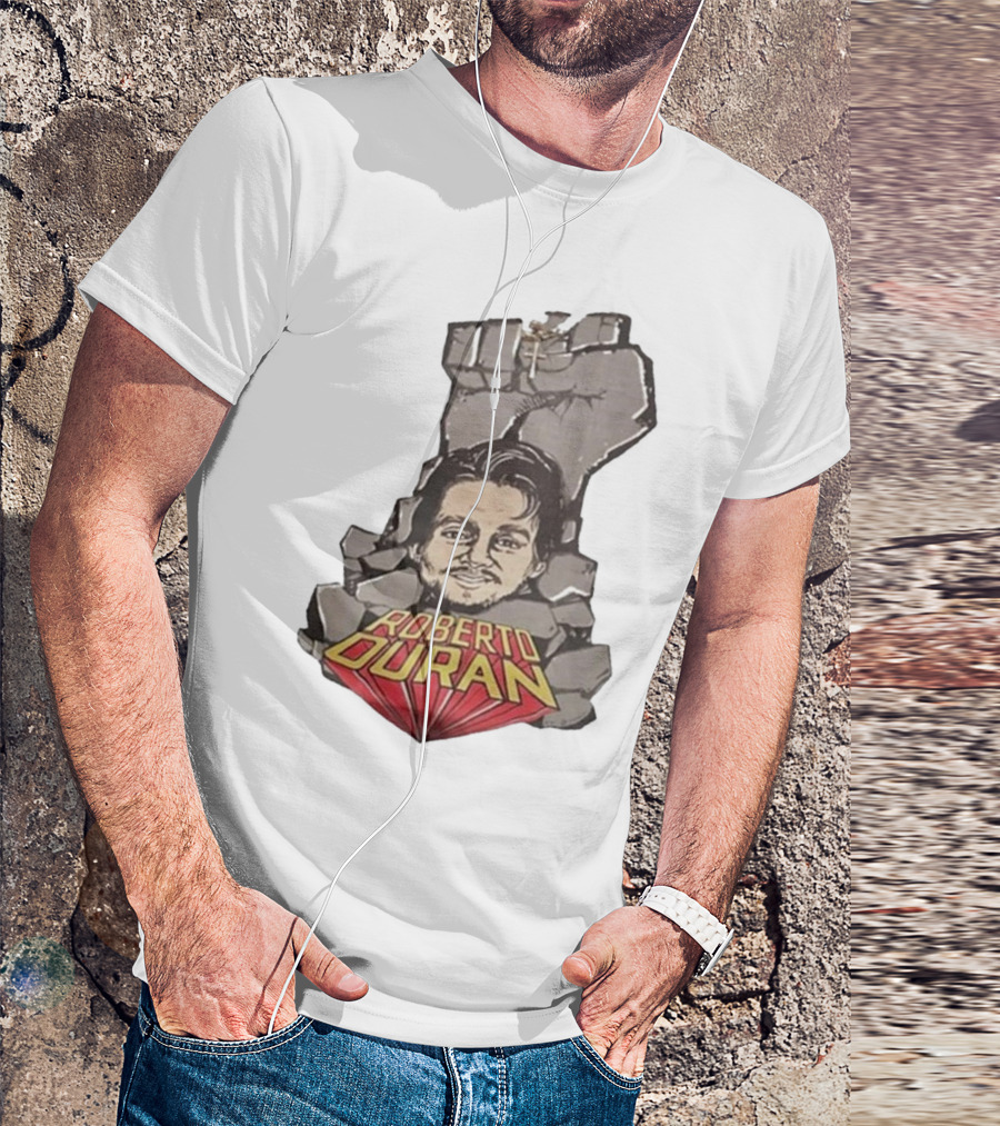 Roberto Duran Vintage Boxing Fist Power T-Shirt