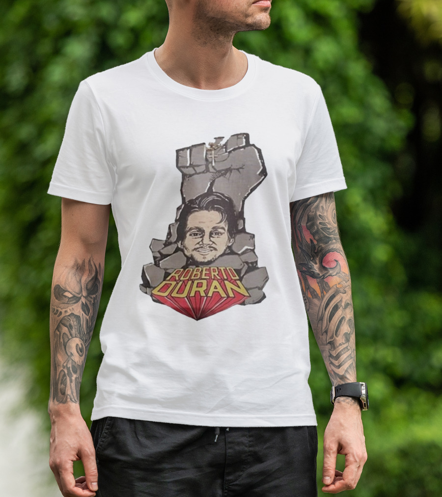 Roberto Duran Vintage Boxing Fist Power T-Shirt