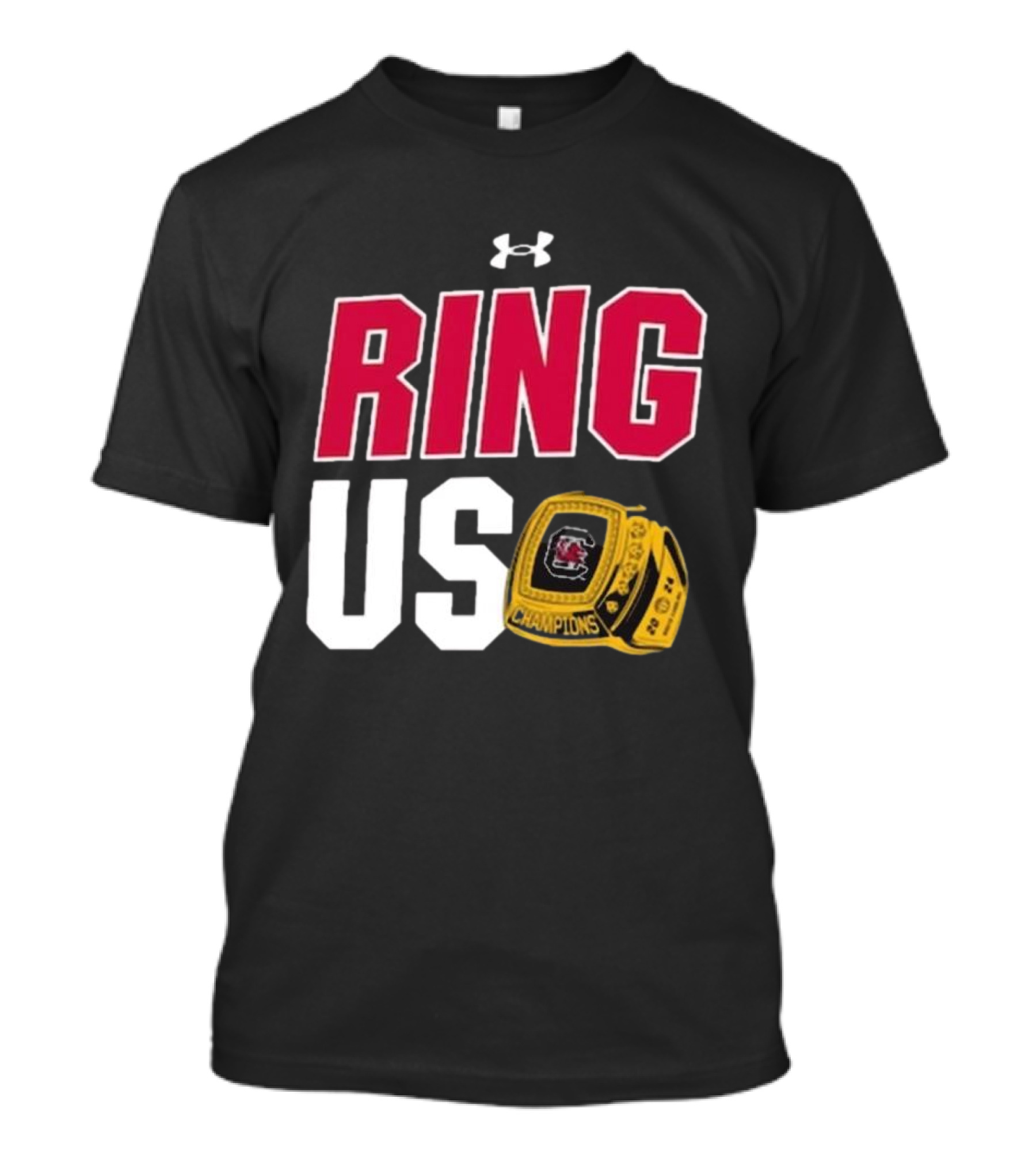 Under Armour Carolina Gamecocks NCAA Women's Basketball Champions Ring Us T-Shirt