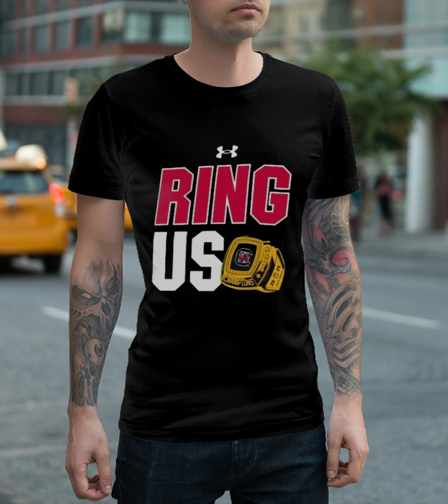 Under Armour Carolina Gamecocks NCAA Women's Basketball Champions Ring Us T-Shirt