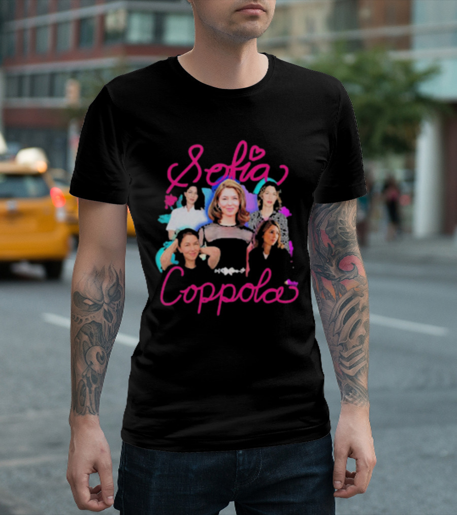 Sofia Coppola Photos Collage T-Shirt