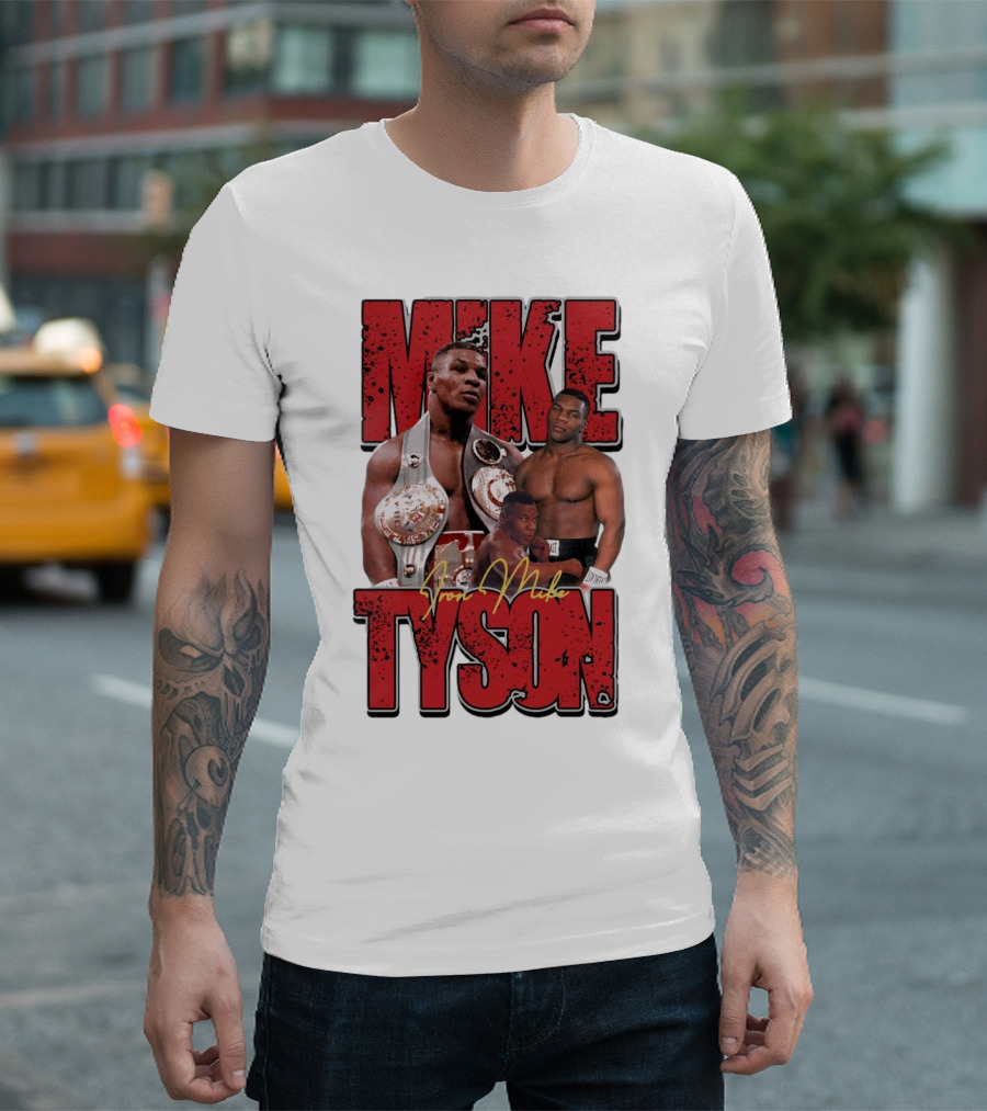 Mike Tyson Iron Mike Championship Boxing Legend T-Shirt