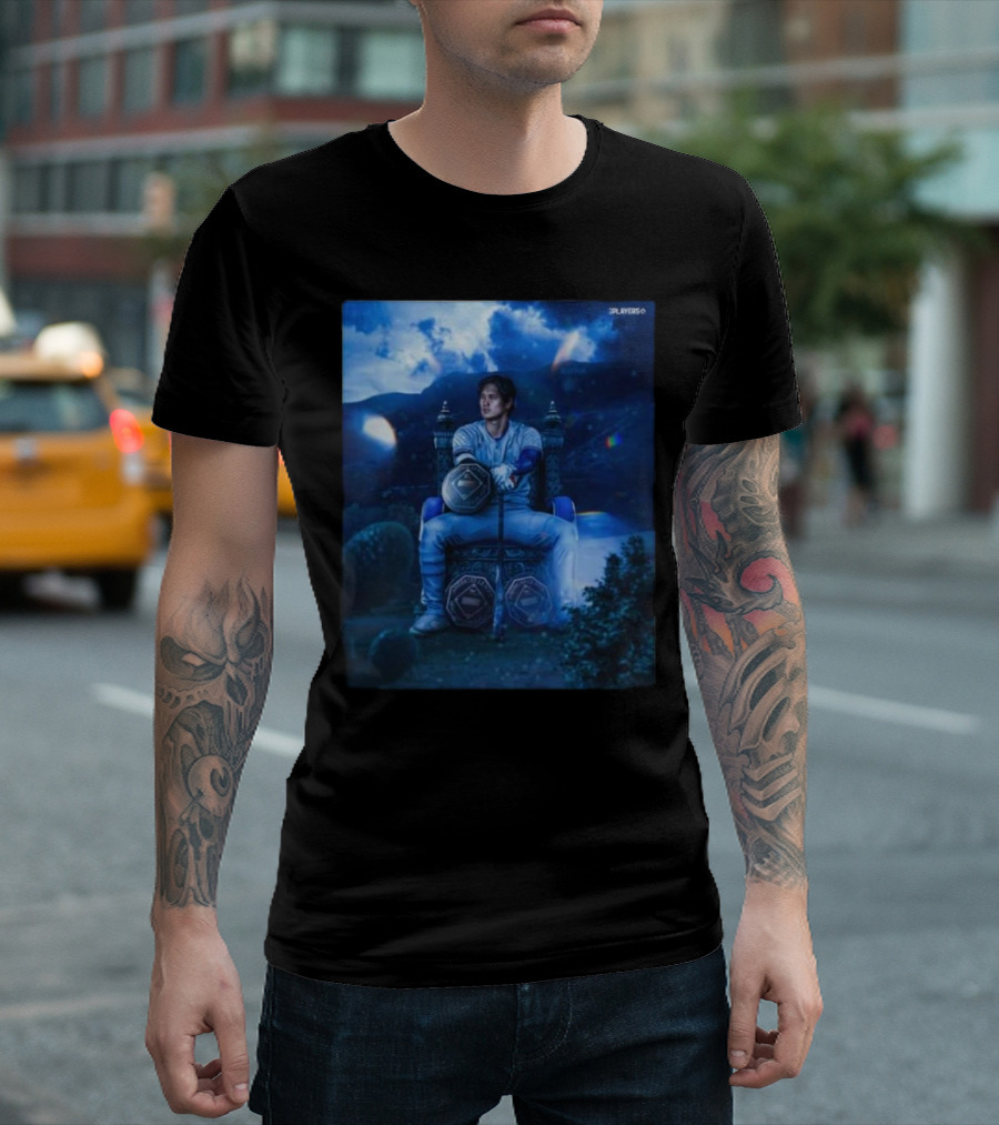 Players National League Ohtani MVP 2024 Throne T-Shirt