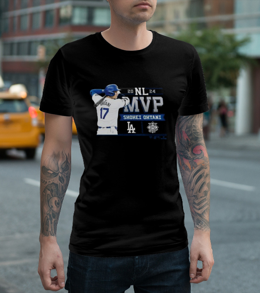 Los Angeles Dodgers 2024 NL MVP Shohei Ohtani 17 T-Shirt