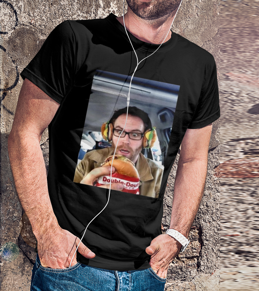 Double-Double Burger Headphones Car Surprise T-Shirt