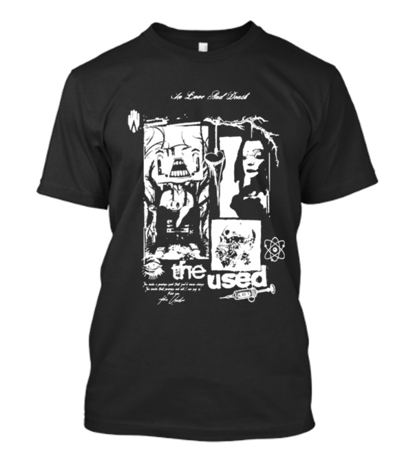 The Used No Love Lost Skull Collage T-Shirt