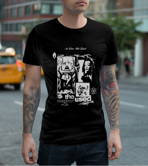 The Used No Love Lost Skull Collage T-Shirt