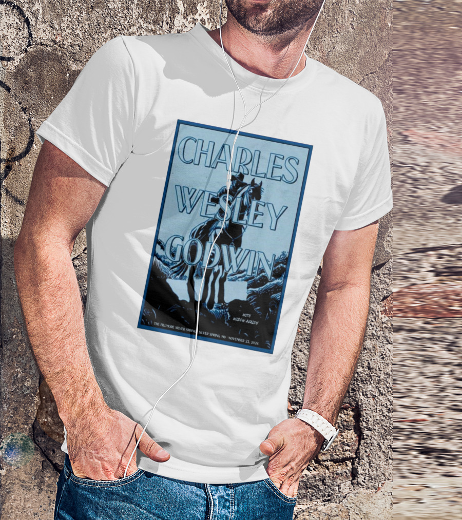 Charles Wesley Godwin With Megan Mullen The Fillmore Silver Spring MD November 23 T-Shirt
