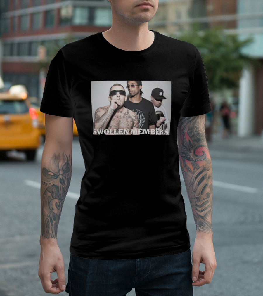 Subnoize Swollen Members Armed To The Teeth Group Image T-Shirt
